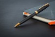 Набор Parker Sonnet Black GT (шариковая ручка + блокнот)