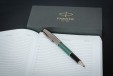 Ручка-роллер Parker Sonnet Sand Blasted Metal&Green Lacquer