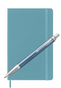 Parker IM Premium Blue Grey Moleskine
